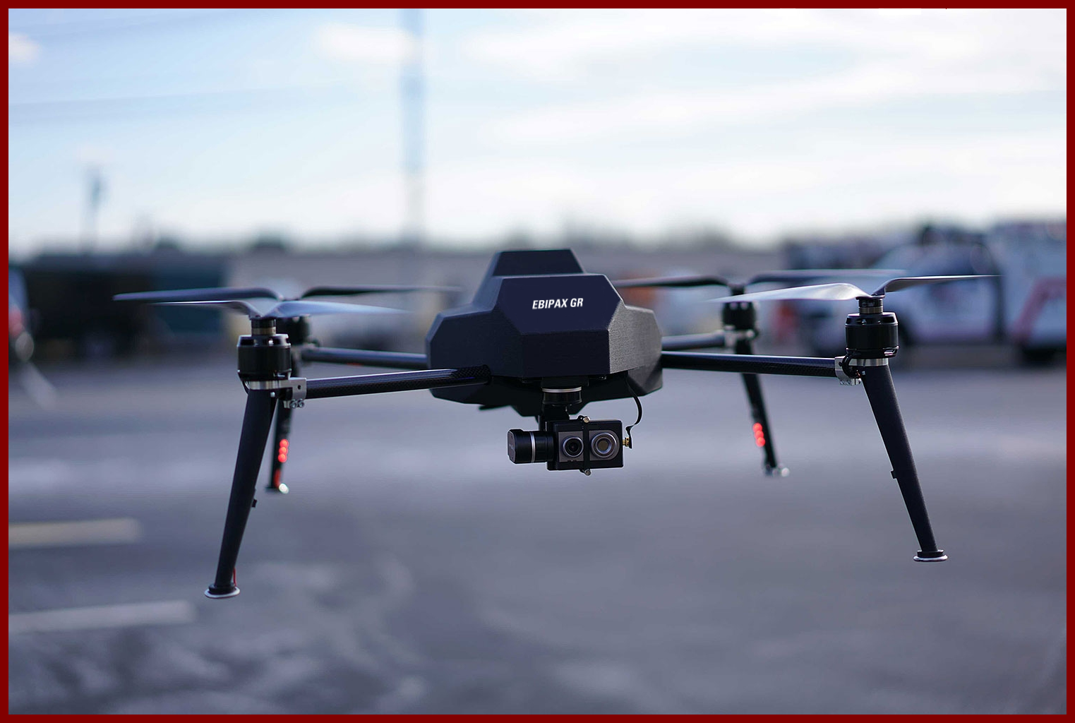 Aerial Surveillance Solution Quadcopter Security fleet solution